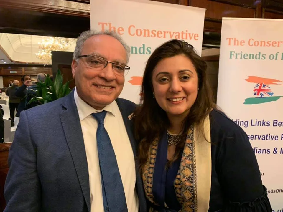 With Nusrat Ghani
