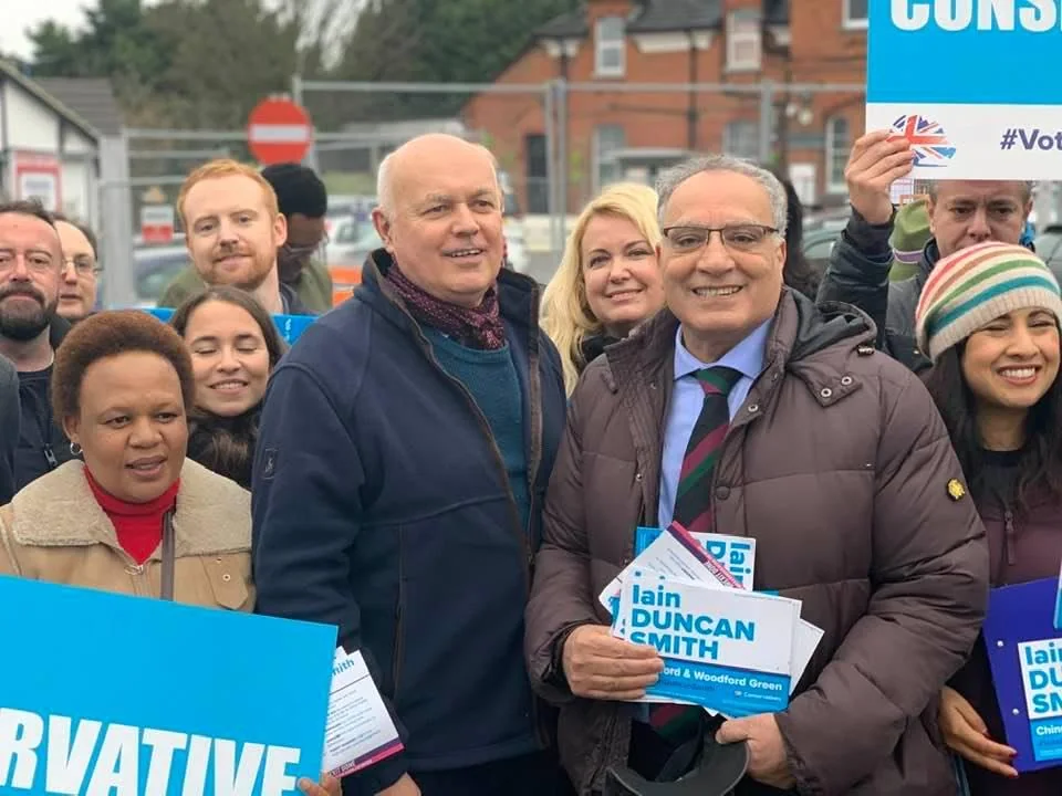 With Sir Iain Duncan Smith