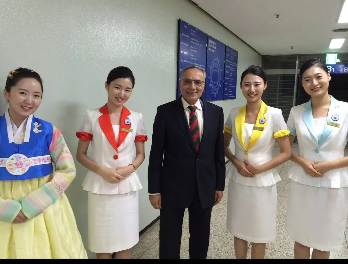 At an international summit in Seoul