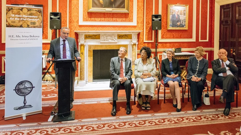 At an event in honour of Irina Bokova, UNESCO