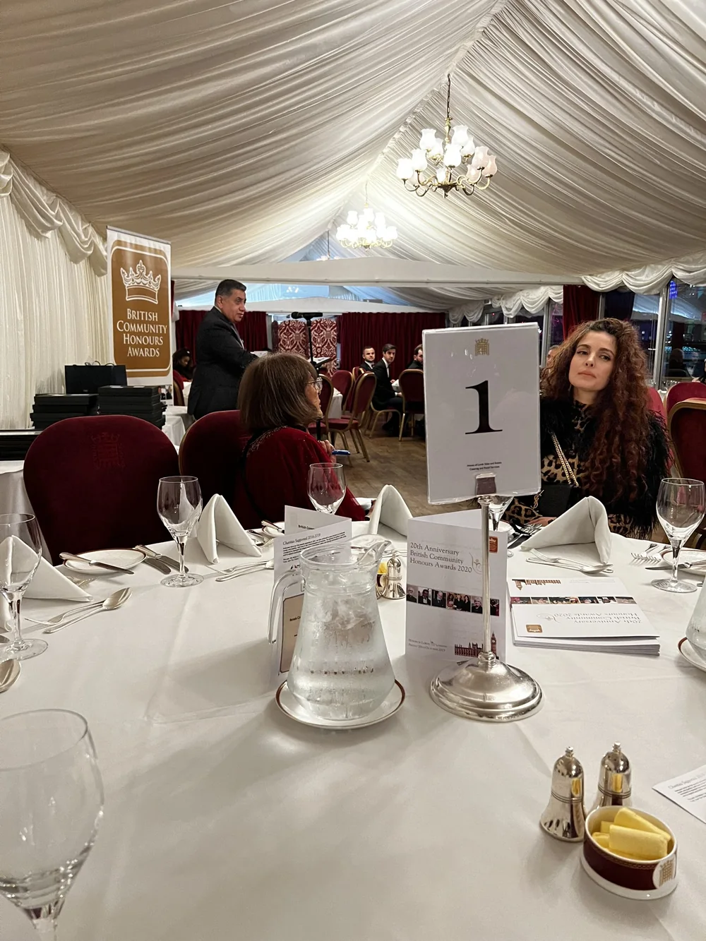 A gala dinner attended by Dr Wafik Moustafa